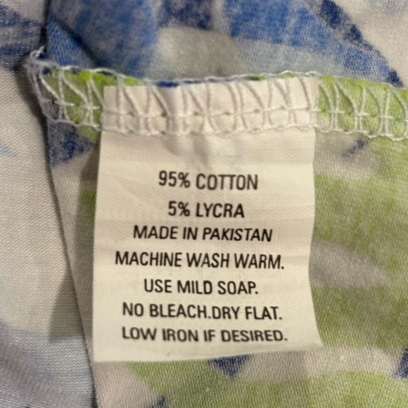 Barbara Gerwit Leaf Print Midi Dress Tropical Quarter Sleeve Size XSmall - Picture 5 of 5